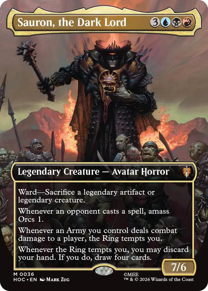 Sauron, the Dark Lord (Borderless) (36) [The Hobbit: Eternal-Legal]