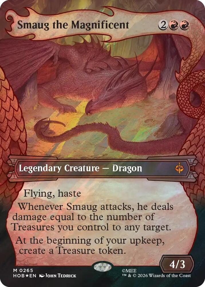 Smaug the Magnificent (Showcase) (Surge Foil) (265) [The Hobbit]