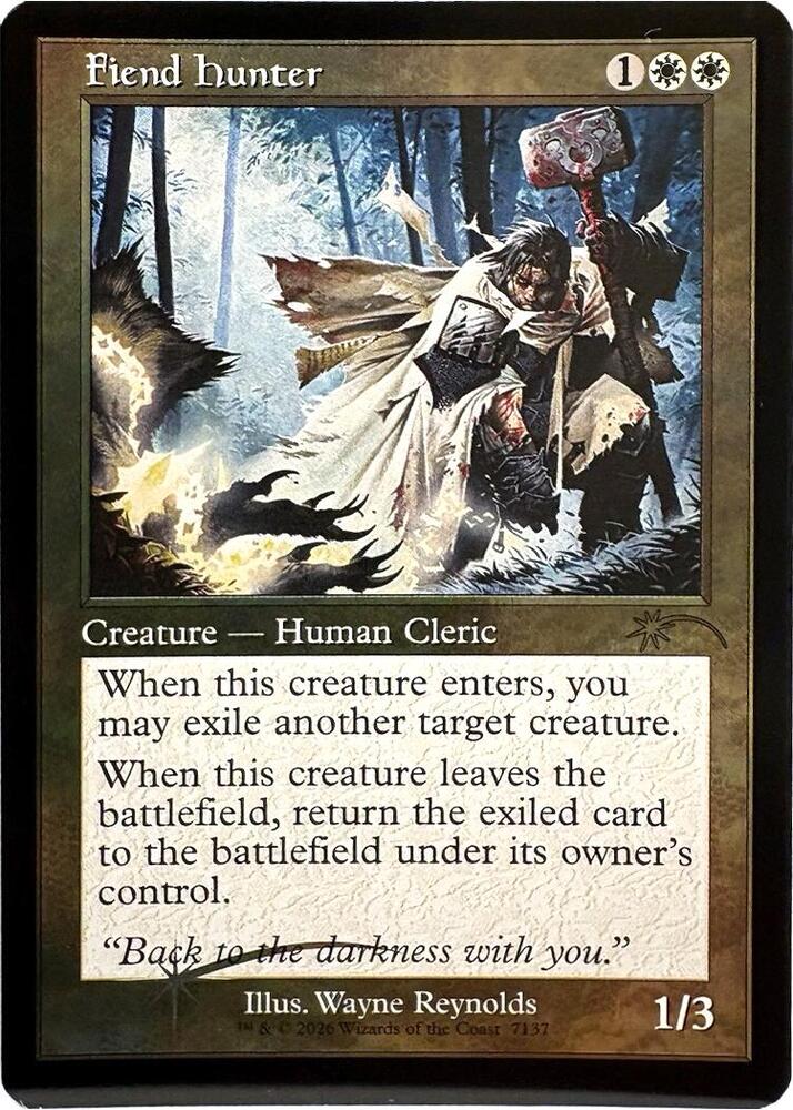 Fiend Hunter (Retro Frame) (7137) [Secret Lair Drop]