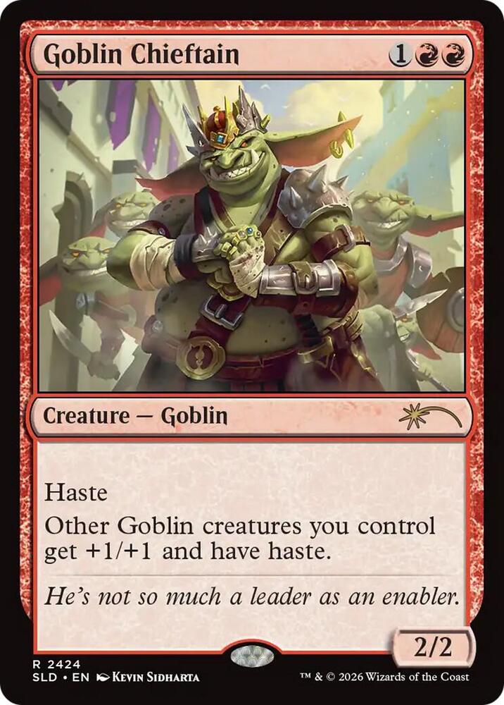 Goblin Chieftain (2424) [Secret Lair Drop]