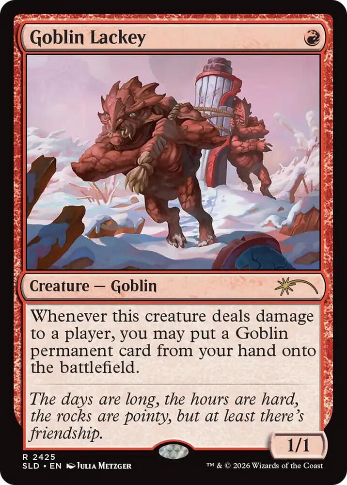 Goblin Lackey (2425) [Secret Lair Drop]