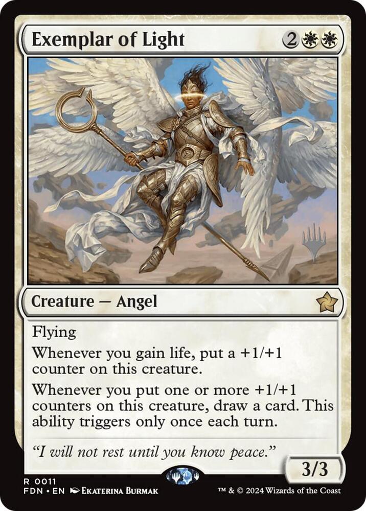 Exemplar of Light (11) [Secrets of Strixhaven Promos]