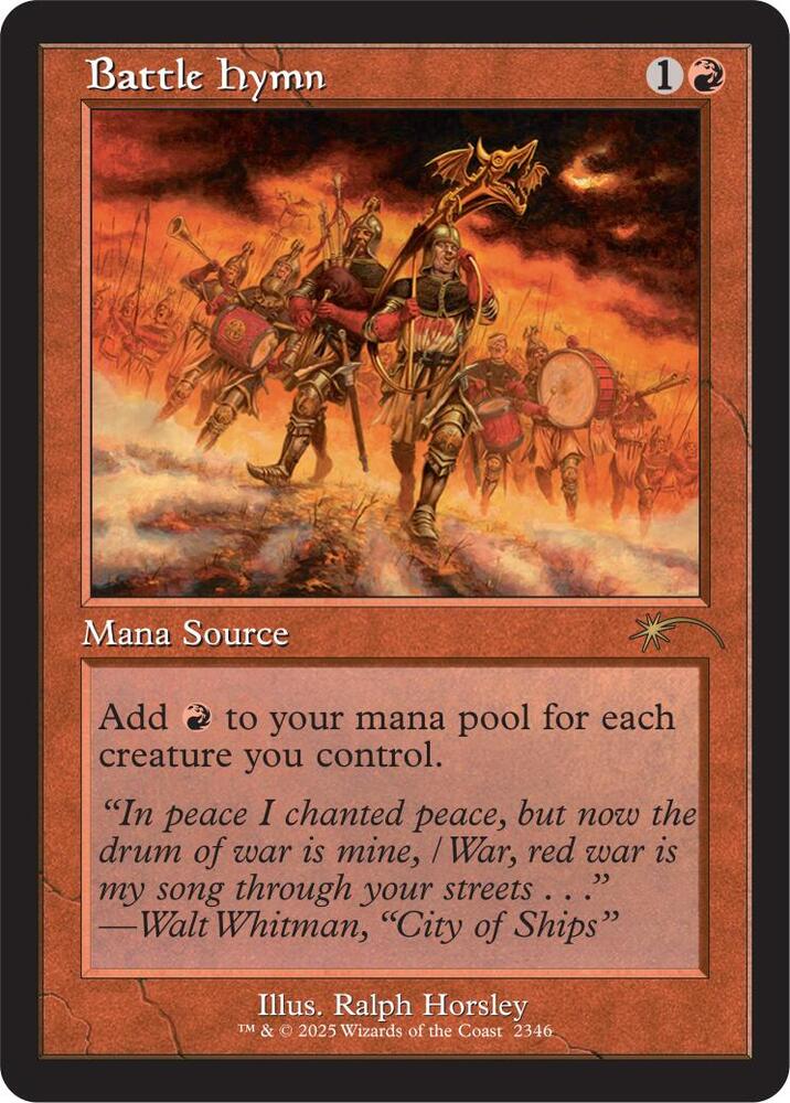 Battle Hymn (2346) [Secret Lair Drop]