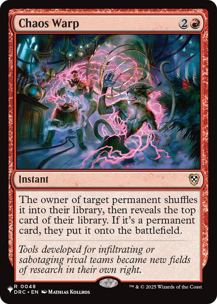 Chaos Warp (DRC) (48) [The List]