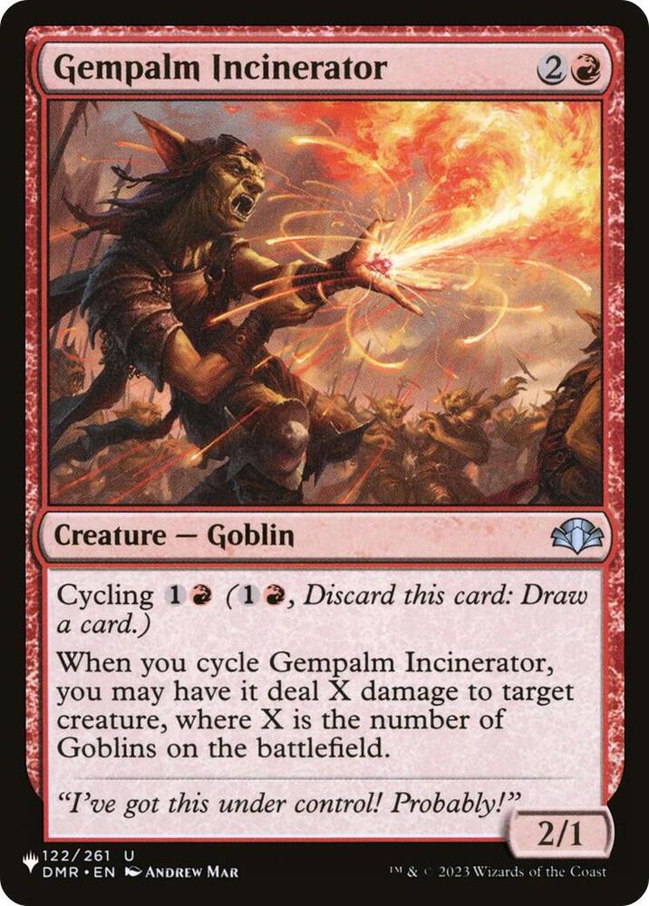 Gempalm Incinerator (DMR) (122) [The List]