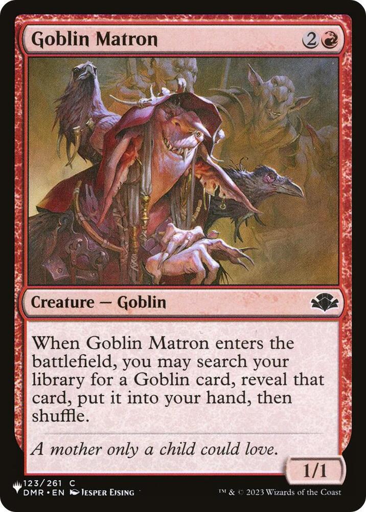 Goblin Matron (DMR) (123) [The List]