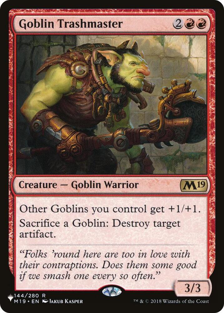 Goblin Trashmaster (144) [The List]