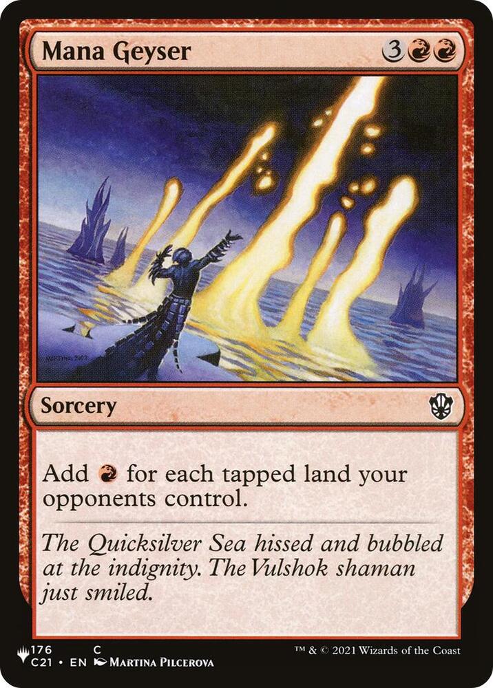Mana Geyser (C21) (176) [The List]