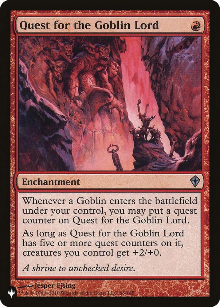 Quest for the Goblin Lord (86) [The List]