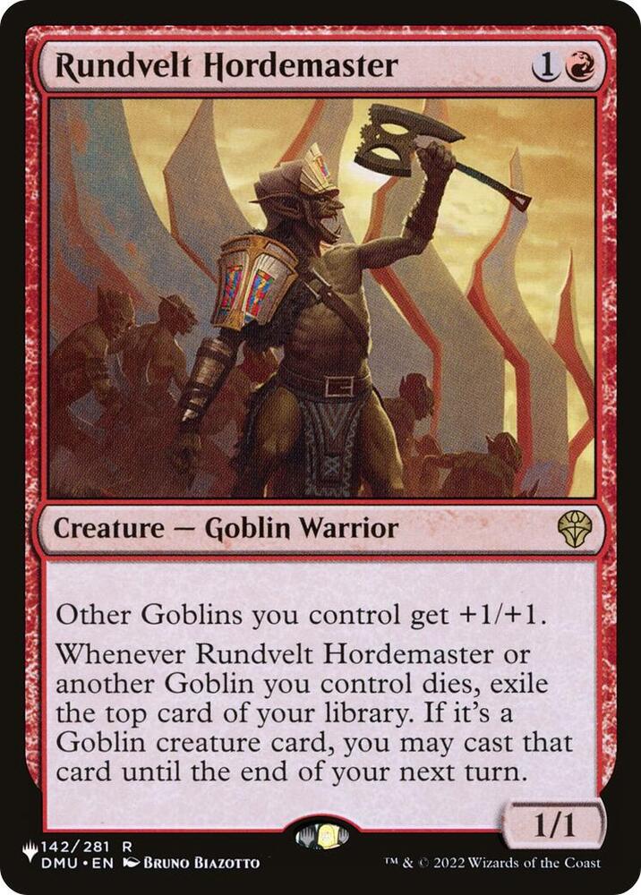 Rundvelt Hordemaster (142) [The List]