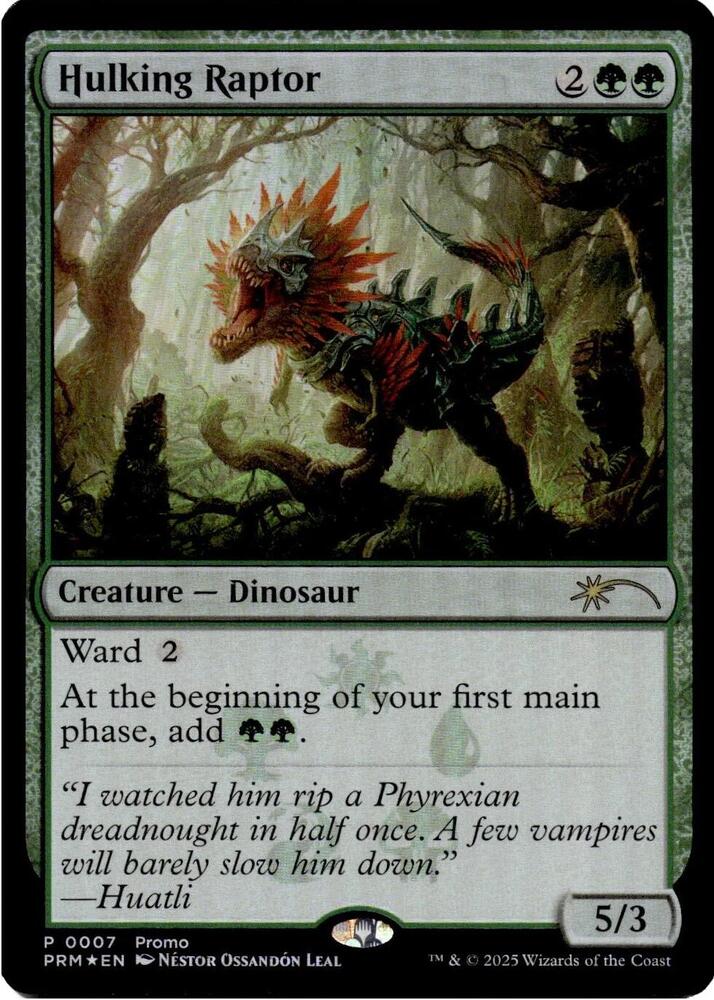 Hulking Raptor (7) [Media Promos]