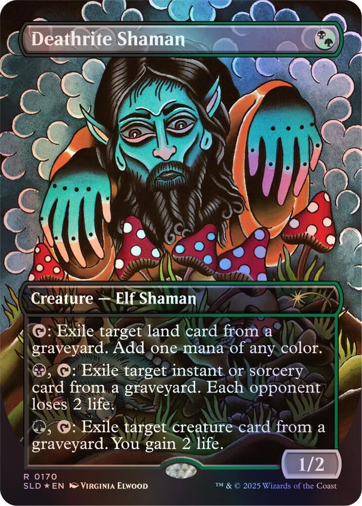 Deathrite Shaman (Rainbow Foil) (170) [Secret Lair Drop]