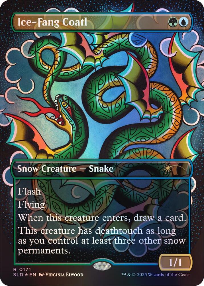 Ice-Fang Coatl (0171) (Rainbow Foil) [Secret Lair Drop]