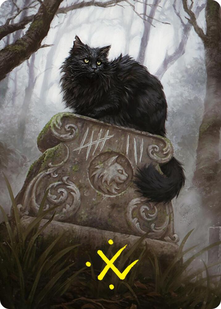 Nine-Lives Familiar 2 Art Card (36/54) (Gold-Stamped Signature) [Foundations Art Series]