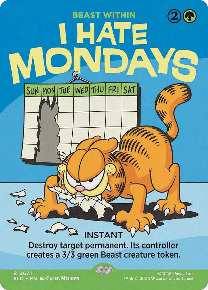I Hate Mondays - Beast Within (2671) [Secret Lair Drop]