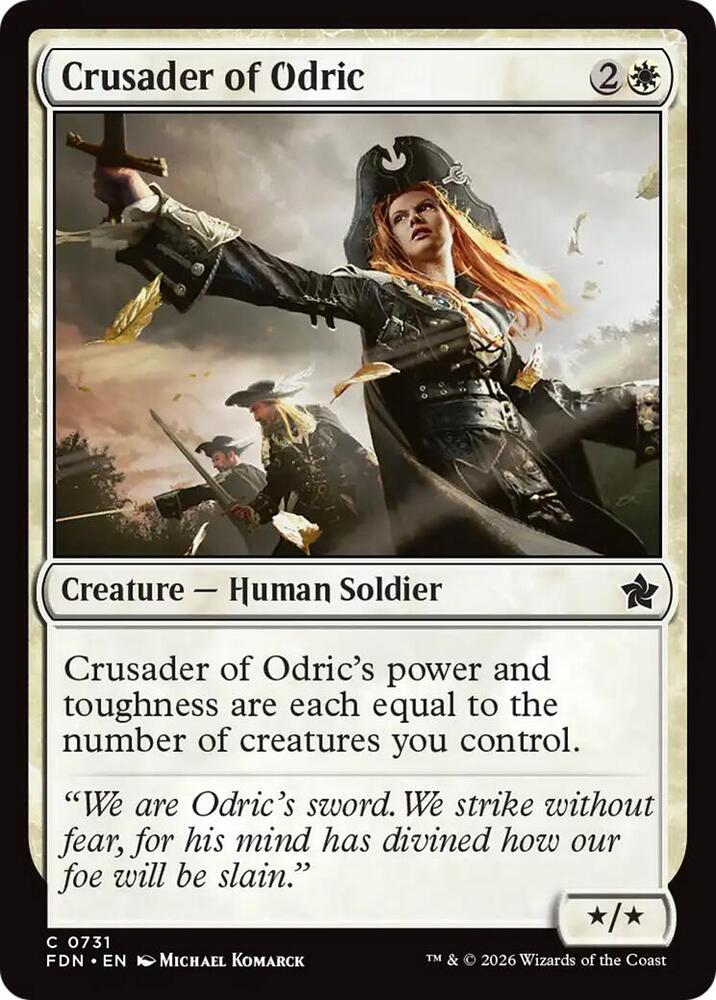 Crusader of Odric (0731) [Foundations]