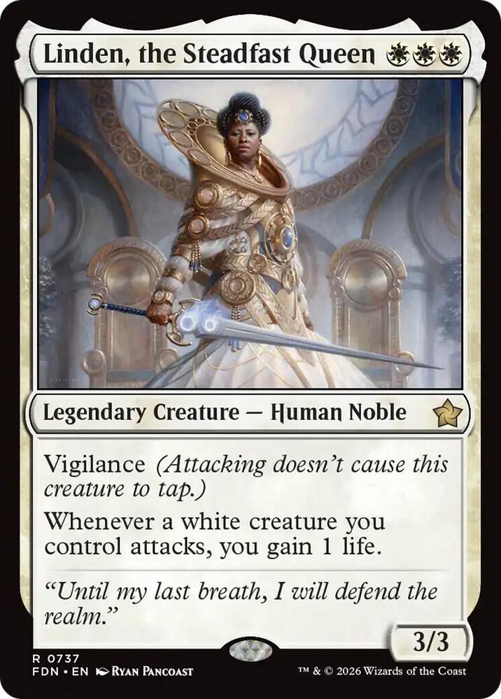 Linden, the Steadfast Queen (0737) [Foundations]