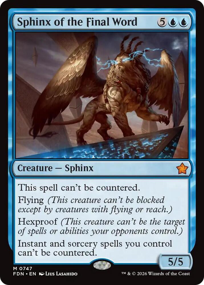 Sphinx of the Final Word (0747) [Foundations]