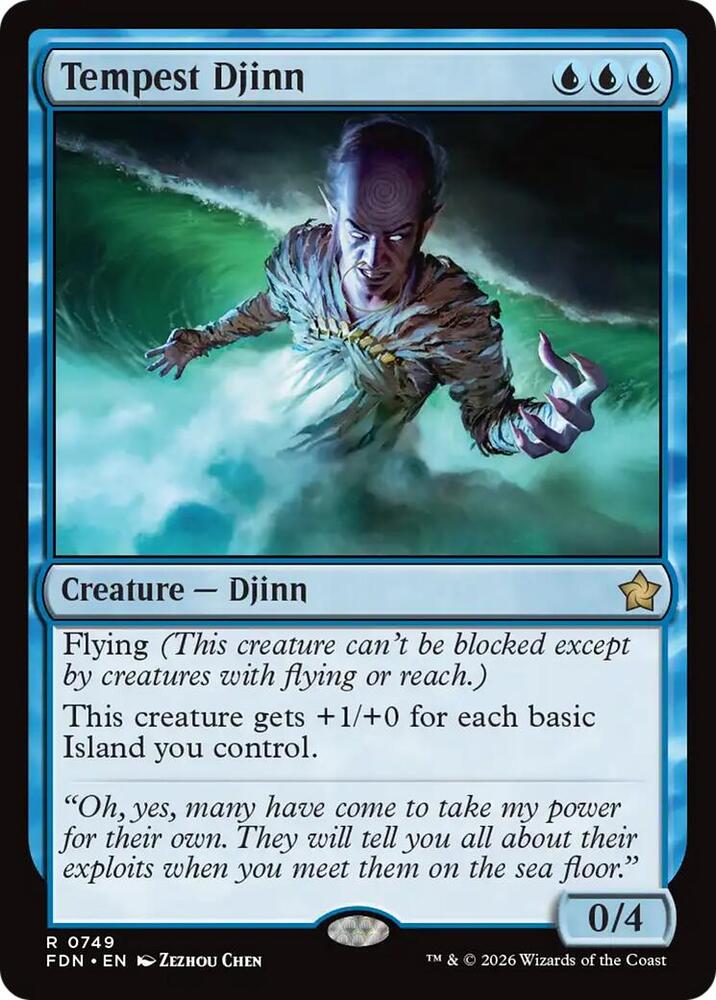 Tempest Djinn (0749) [Foundations]