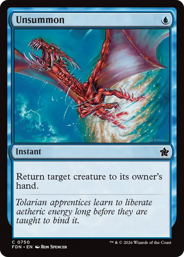 Unsummon (0750) [Foundations]