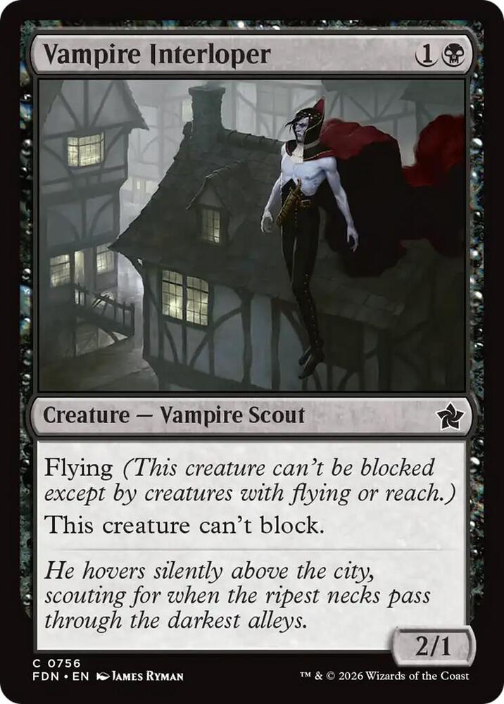 Vampire Interloper (0756) [Foundations]