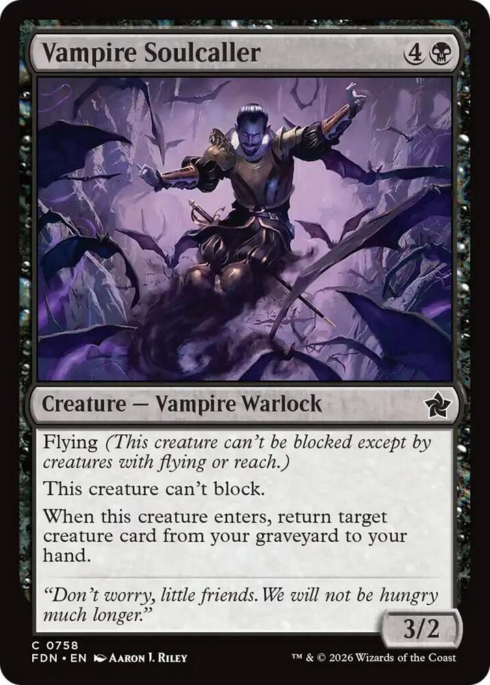 Vampire Soulcaller (0758) [Foundations]