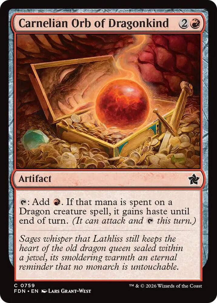 Carnelian Orb of Dragonkind (0759) [Foundations]