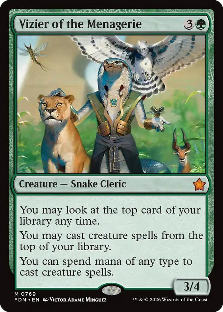 Vizier of the Menagerie (0769) [Foundations]
