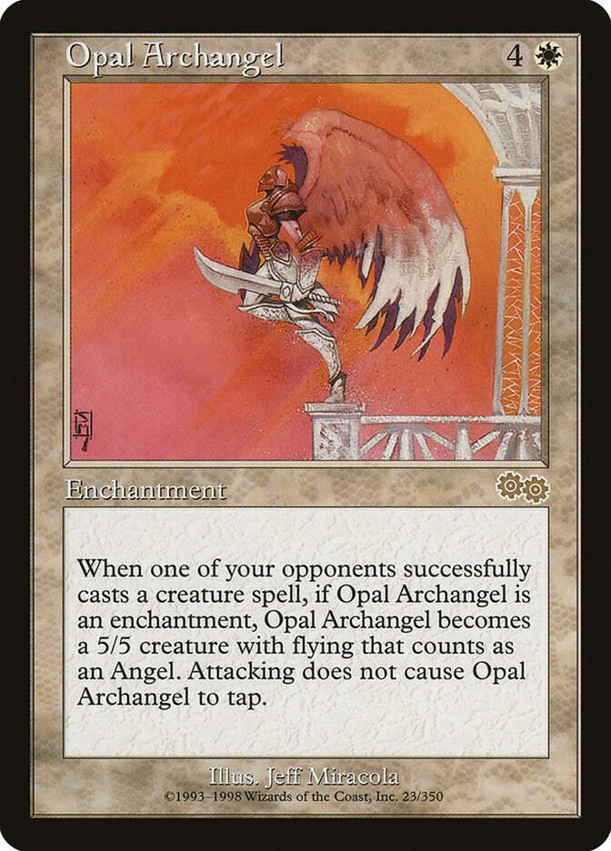 Opal Archangel (23) [Urza's Saga]