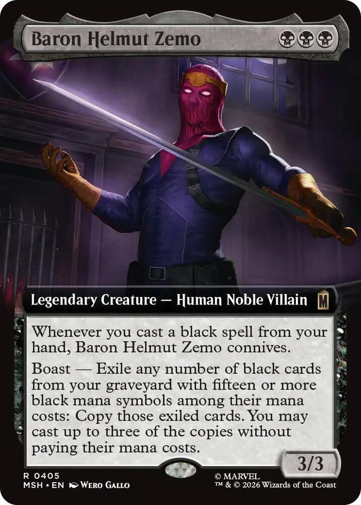 Baron Helmut Zemo (Extended Art) (405) [Marvel Super Heroes]