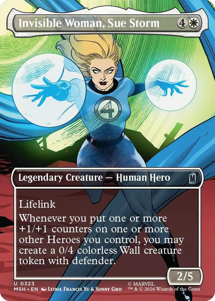 Invisible Woman, Sue Storm (Borderless) (323) [Marvel Super Heroes]