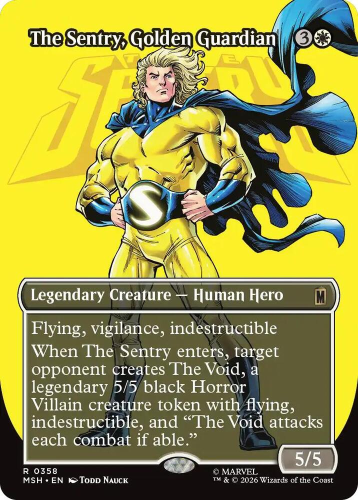 The Sentry, Golden Guardian (Borderless) (358) [Marvel Super Heroes]