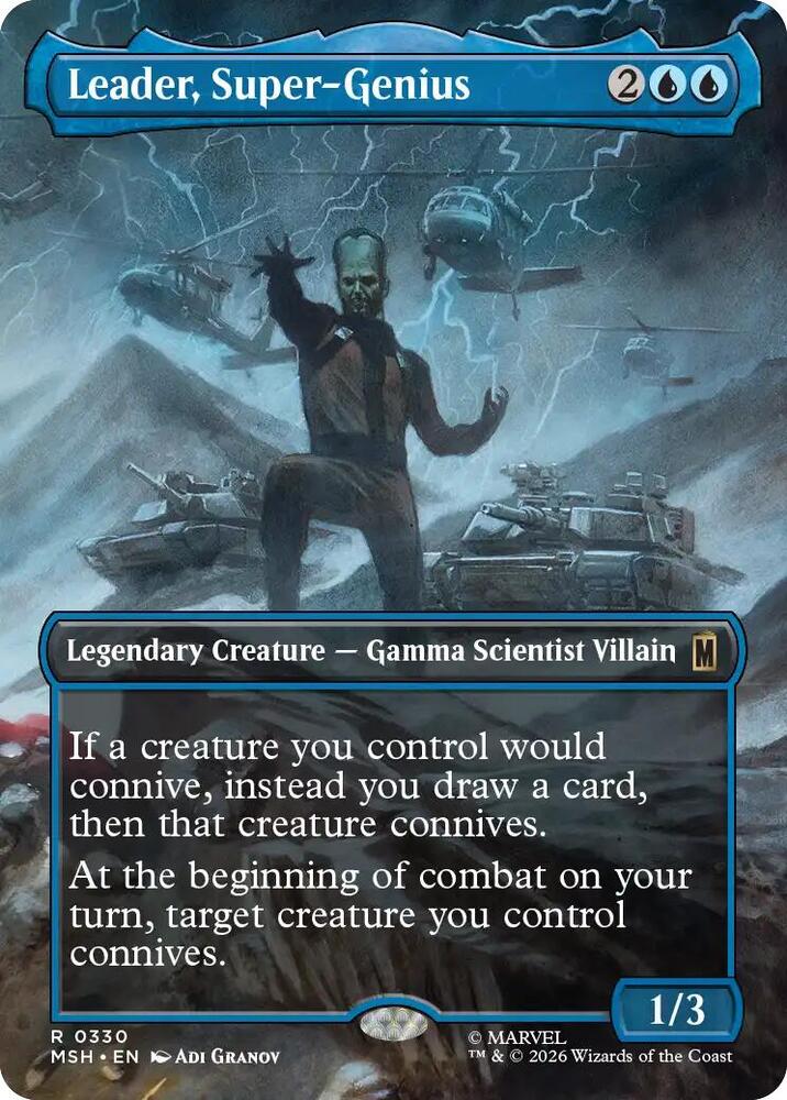 Leader, Super-Genius (Borderless) (330) [Marvel Super Heroes]