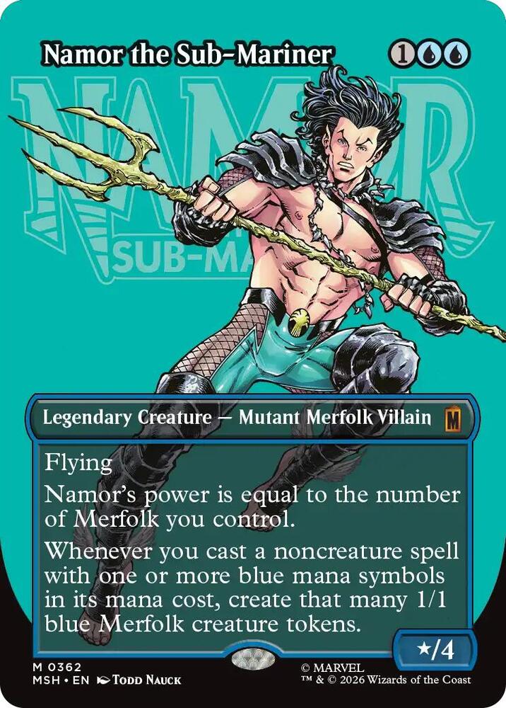 Namor the Sub-Mariner (Borderless) (0362) [Marvel Super Heroes]