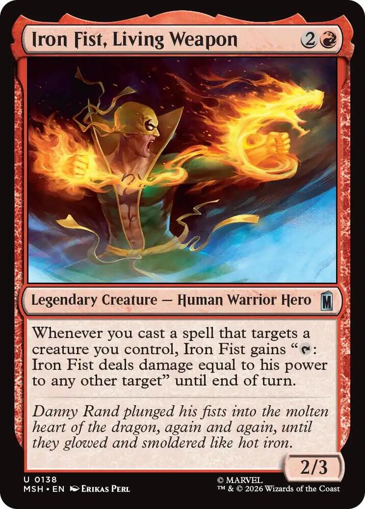 Iron Fist, Living Weapon (138) [Marvel Super Heroes]