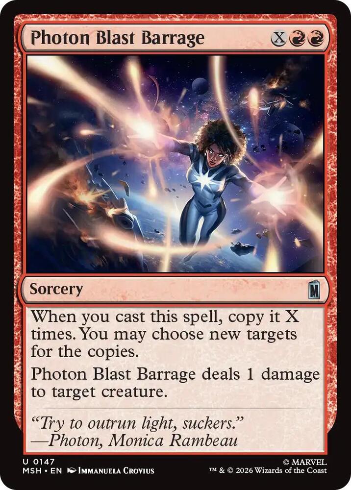 Photon Blast Barrage (147) [Marvel Super Heroes]