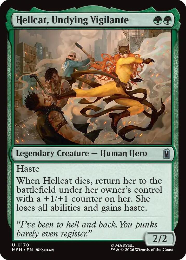 Hellcat, Undying Vigilante (170) [Marvel Super Heroes]