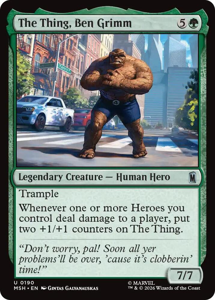 The Thing, Ben Grimm (190) [Marvel Super Heroes]