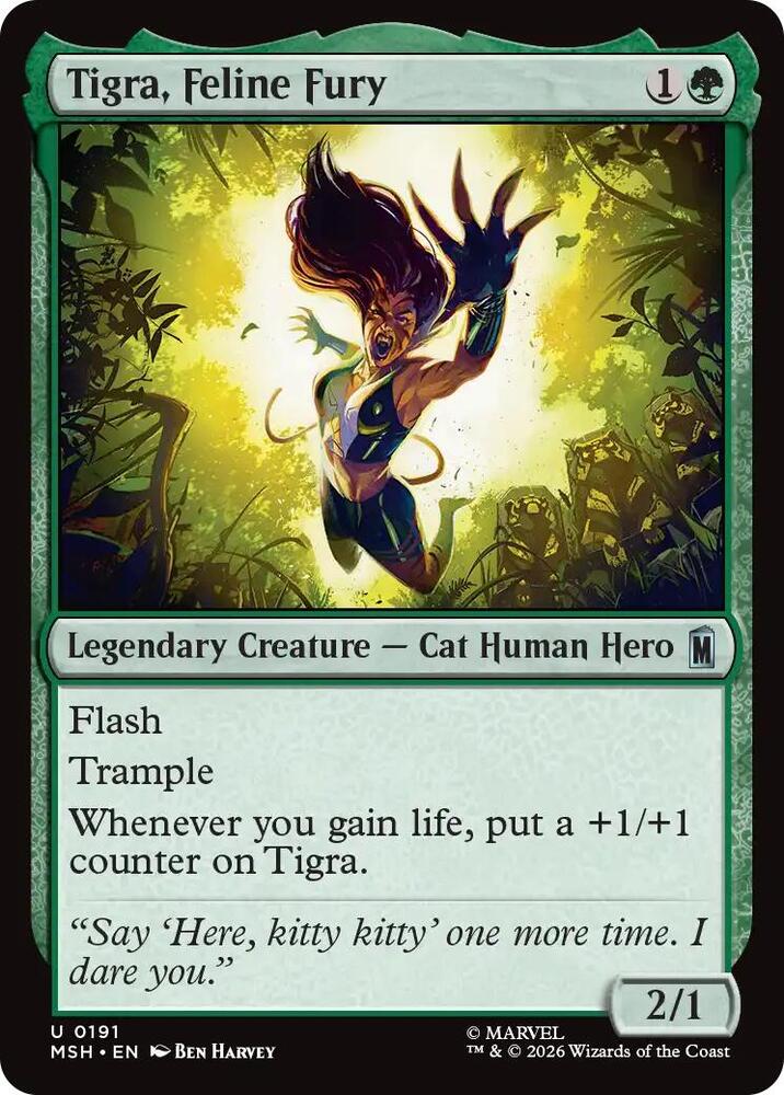 Tigra, Feline Fury (191) [Marvel Super Heroes]