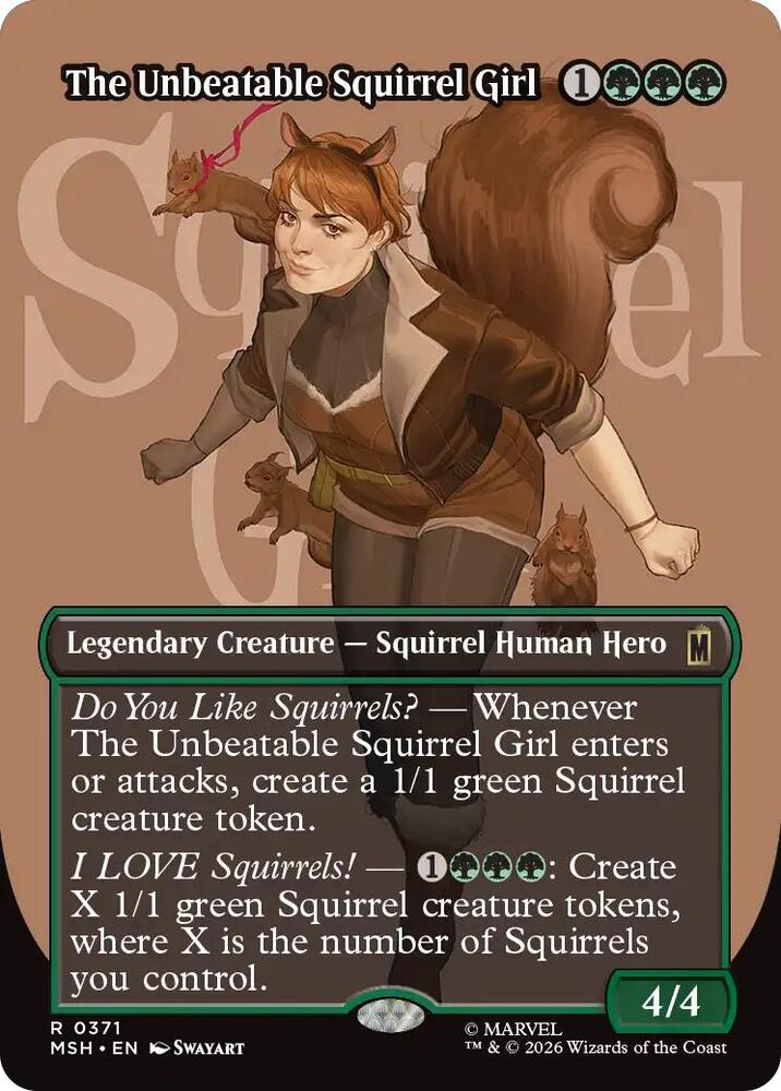 The Unbeatable Squirrel Girl (Borderless) (371) [Marvel Super Heroes]