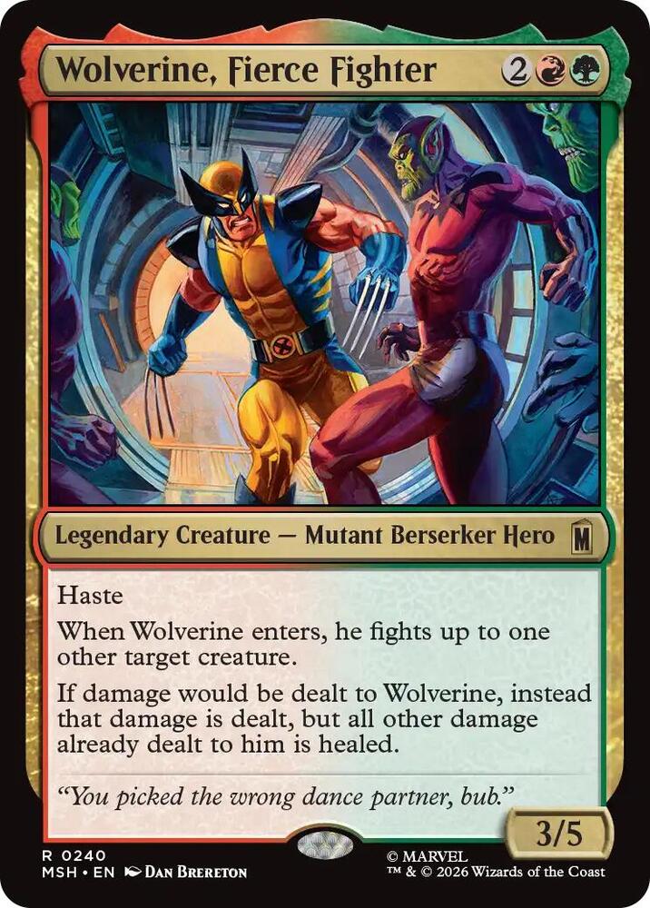 Wolverine, Fierce Fighter (240) [Marvel Super Heroes]