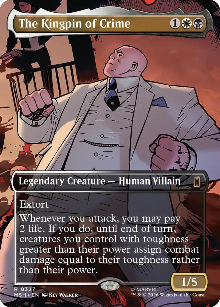The Kingpin of Crime (Borderless) (0327) [Marvel Super Heroes]