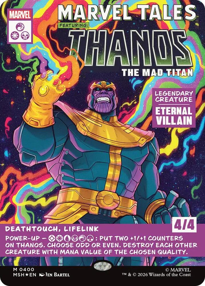 Thanos, The Mad Titan (Borderless) (0400) [Marvel Super Heroes]