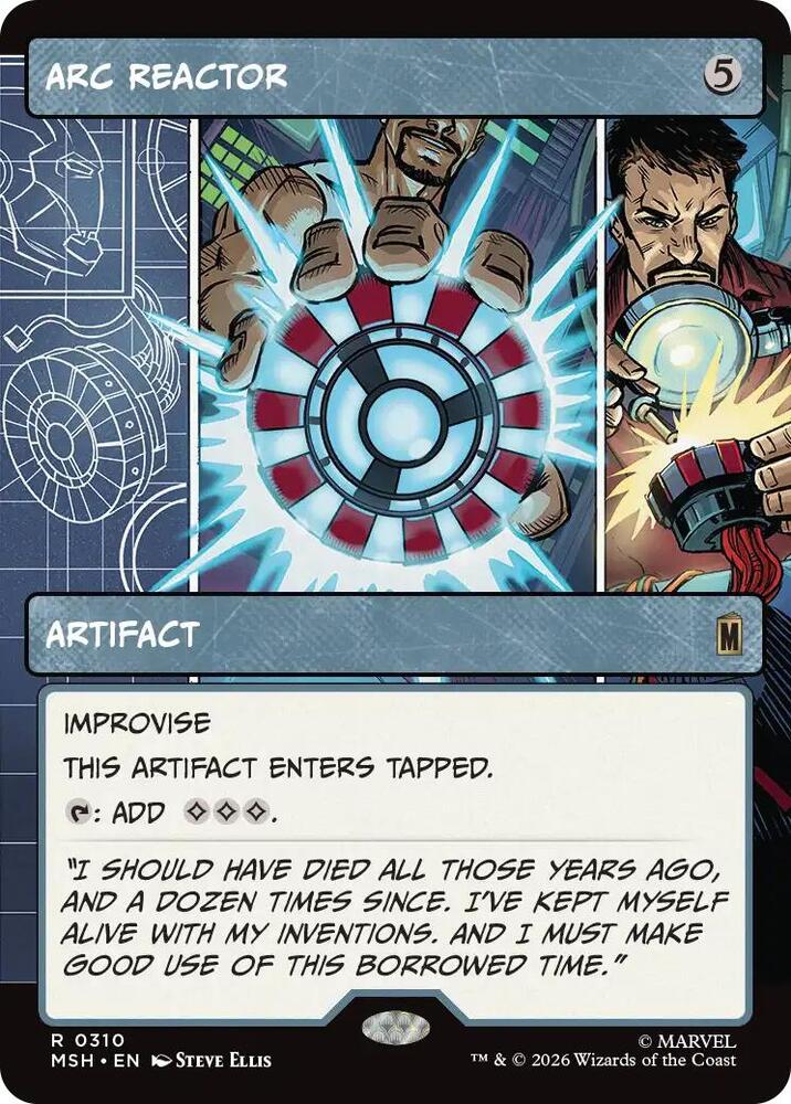 Arc Reactor (Borderless) (310) [Marvel Super Heroes]