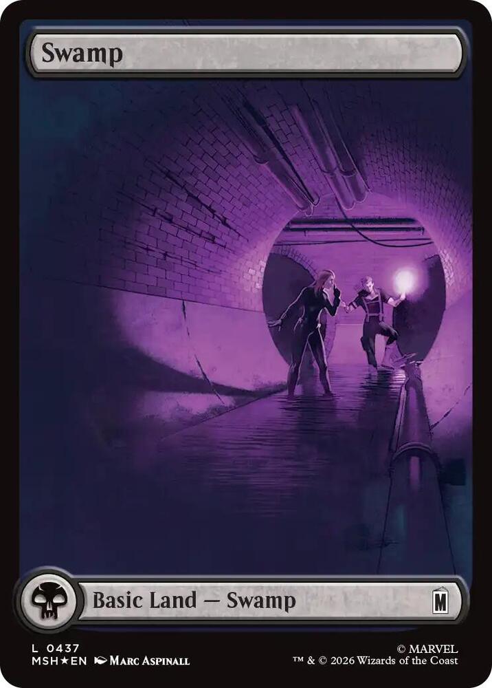 Swamp (0437) (Surge Foil) [Marvel Super Heroes]