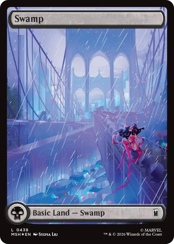Swamp (0438) (Surge Foil) [Marvel Super Heroes]