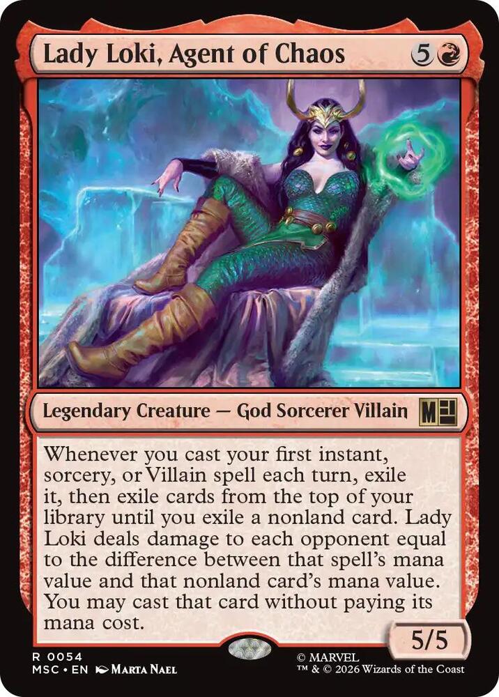 Lady Loki, Agent of Chaos (54) [Marvel Super Heroes Commander]