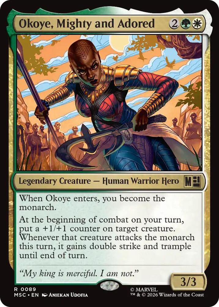 Okoye, Mighty and Adored (89) [Marvel Super Heroes Commander]