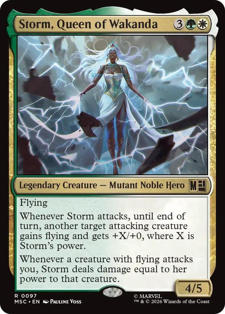 Storm, Queen of Wakanda (97) [Marvel Super Heroes Commander]