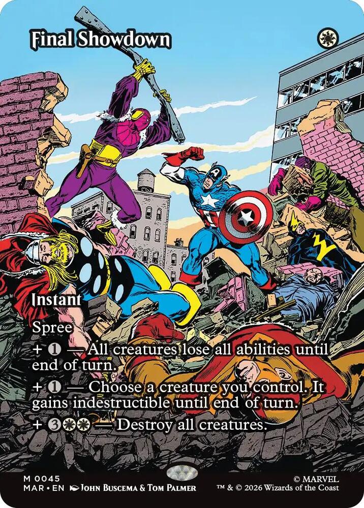 Final Showdown (Borderless) (45) [Marvel Universe Eternal-Legal]
